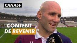 Maxime Lucu réagit à son retour en TOP14