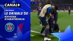 Le dribble de Khvicha Kvaratskhelia contre Liverpool (65')