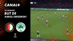 Le but de Karol Swiderski contre Feyenoord (18')