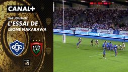 L'essai de Leone Nakarawa contre Toulon