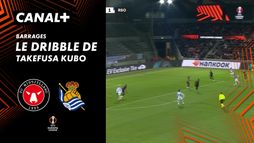 Le dribble de Takefusa Kubo contre FC Midtjylland (26')