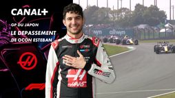 Le dépassement de Ocon Esteban au Grand Prix du Japon- 3e tour - 0e tour