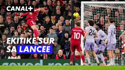 Buteur pour son troisième match consécutif, Ekitiké a sauvé Liverpool à Tottenham.