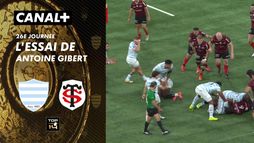 L'essai de Antoine Gibert contre Toulouse