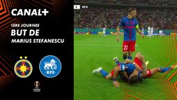 Le but de Marius Stefanescu contre Rigas FS (32')