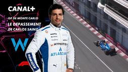 Le dépassement de Carlos Sainz au Grand Prix de Monaco- 44e tour