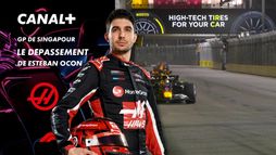 Le dépassement de Esteban Ocon au Grand Prix de Singapour- 2e tour