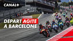 Le départ de la course sprint du GP de Catalogne