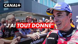 La réaction de Marc Márquez, en pole du Grand Prix de Hongrie