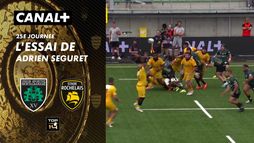L'essai de Adrien Seguret contre US Montauban