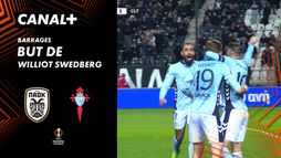 Le but de Williot Swedberg contre PAOK Salonique (43')