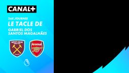 Le tacle de Gabriel dos Santos Magalhães contre West Ham (94')