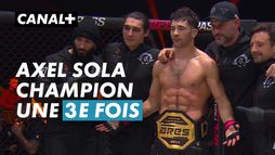 Axel Sola, vainqueur par T.K.O face à Lucas Caio, conserve sa ceinture une 3e fois !- ARES 28