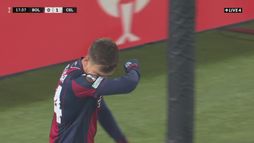 Le tacle de Callum McGregor contre Bologne (18')