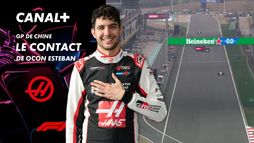  Le contact de Ocon Esteban au Grand Prix de Chine- 33e tour - 14e tour
