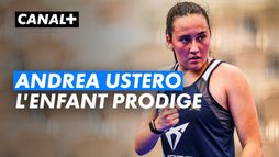 La future star du padel féminin Andrea Ustero impressionne
