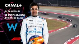Le dépassement de Carlos Sainz au Grand Prix des États-Unis- 2e tour