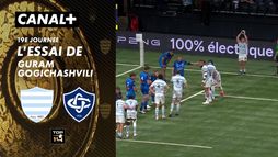 L'essai de Guram Gogichashvili contre Castres