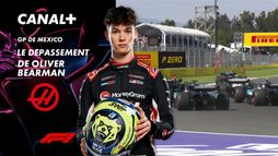 Le dépassement de Oliver Bearman au Grand Prix de Mexico- 6e tour