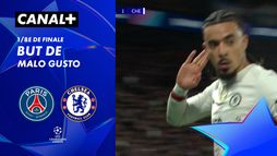 Le but de Malo Gusto contre Paris SG (28')