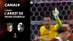 L'arrêt de Noah Atubolu contre Sporting Braga (47')