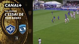 L'essai de Tom Banks contre Castres