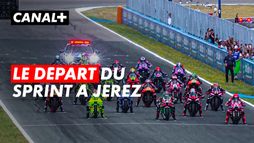 Le départ de la course sprint du Grand Prix d'Espagne