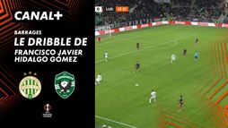 Le dribble de Francisco Javier Hidalgo Gómez contre Ferencvaros (28')