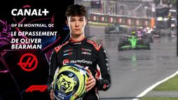 Le dépassement de Oliver Bearman au Grand Prix du Canada- 44e tour