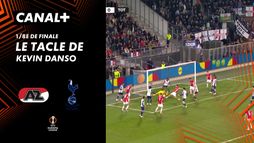 Le tacle de Kevin Danso contre AZ (43')