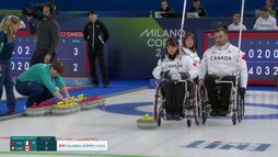 Curling fauteuil - Italie - Canada , par équipes mixtes