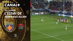 L'essai de Tommaso Allan contre Toulon