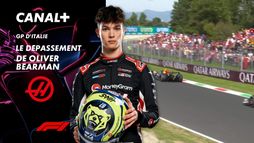 Le dépassement de Oliver Bearman au Grand Prix d'Italie- 21e tour
