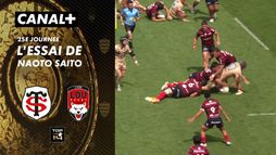 L'essai de Naoto Saito contre Lyon