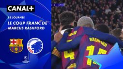 Le coup franc de Marcus Rashford contre Copenhague (85')