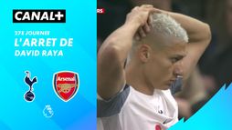 L'arrêt de David Raya contre Tottenham Hotspur (84')