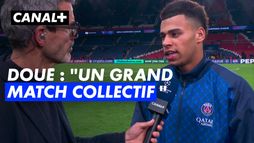 Ligue des champions - Désiré Doué satisfait du match livré face à Monaco