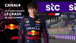 Le crash de Yuki Tsunoda au Saudi Arabian Grand Prix 2025 - 1e tour