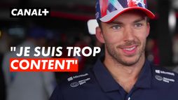 Formule 1 : La joie de Pierre Gasly après sa meilleure performance de la saison