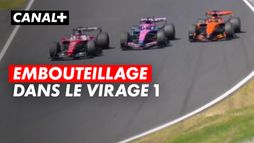 Grand Prix du Japon - Essais - A trois de front dans le virage 1