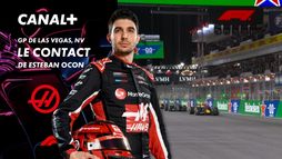 Le contact de Esteban Ocon au Le contact de Esteban Ocon au Grand Prix de Las Vegas- 1e tour - 13e tour