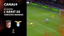 L'arrêt de Christos Mandas contre Sporting Braga (87')