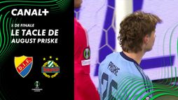 Le tacle de August Priske contre SK Rapid Wien (15')