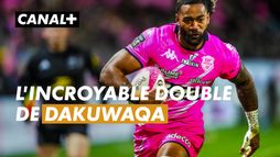 Peniasi Dakuwaqa inscrit un doublé pour la victoire du Stade Français face à Clermont au stade Jean Bouin