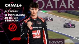 Le dépassement de Oliver Bearman au Grand Prix d'Autriche- 35e tour
