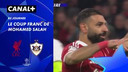 Le coup franc de Mohamed Salah contre Qarabağ (50')