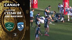 L'essai de Jimi Maximin contre Montpellier