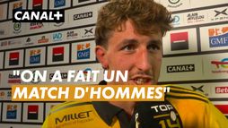 Oscar Jegou revient sur la victoire bonifiée de La Rochelle face à Toulouse sur la pelouse de Marcel Deflandre