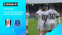 Le but CSC de Vitalii Mykolenko contre Everton (18')