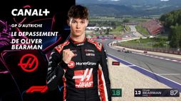 Le dépassement de Oliver Bearman au Grand Prix d'Autriche- 49e tour
